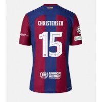 Moški Nogometni dresi Barcelona Andreas Christensen #15 Domači 2023-24 Kratek Rokav
